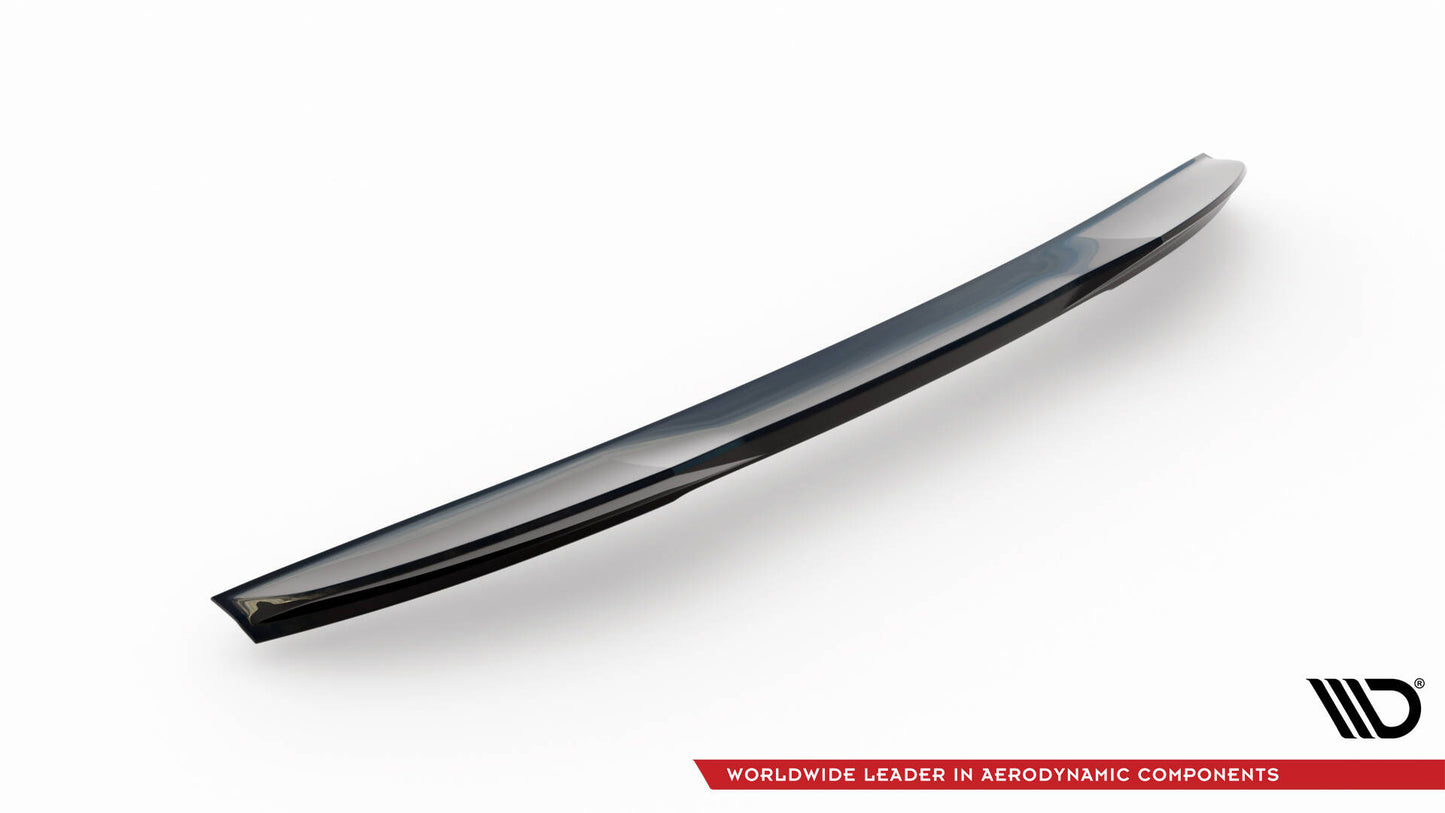 Maxton Spoiler CAP für 3D BMW 1er M-Paket E82 schwarz Hochglanz