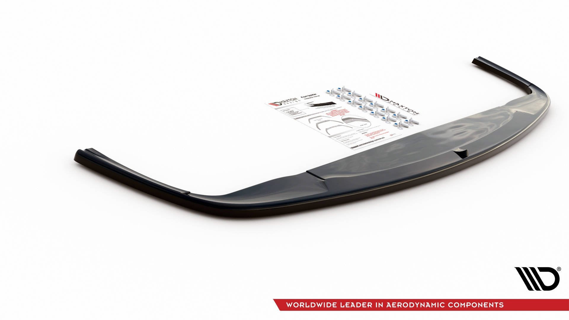 Maxton Front Ansatz für Seite + Front Ansatz für  BMW M5  / 5 M-Paket E39 schwarz Hochglanz