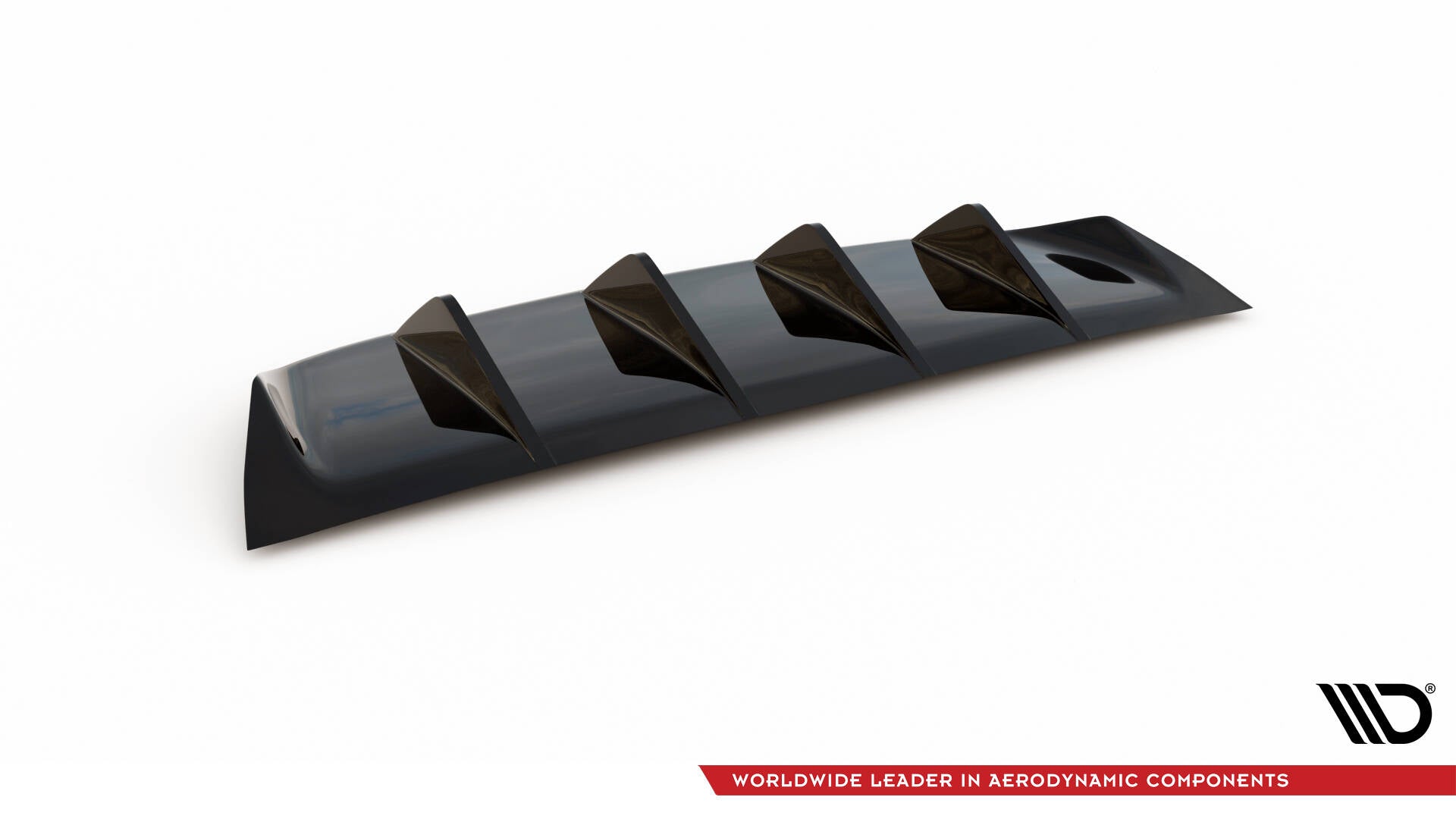 Maxton Diffusor Heck Ansatz für BMW M6 Gran Coupe / Coupe / Cabriolet F06 / F13 / F12 schwarz Hochglanz