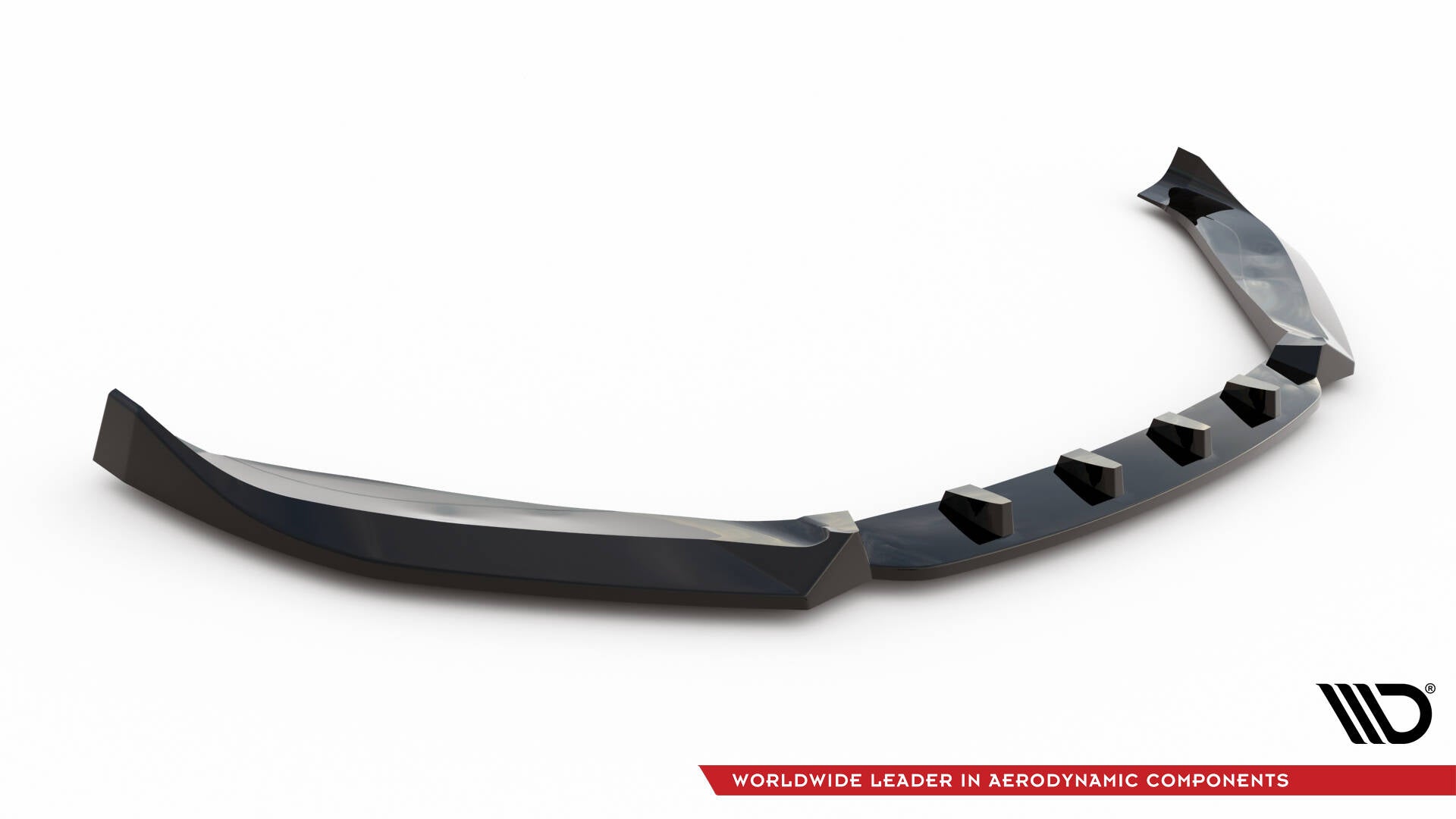 Maxton Front Ansatz V.1 für Audi TT S 8S Facelift schwarz Hochglanz