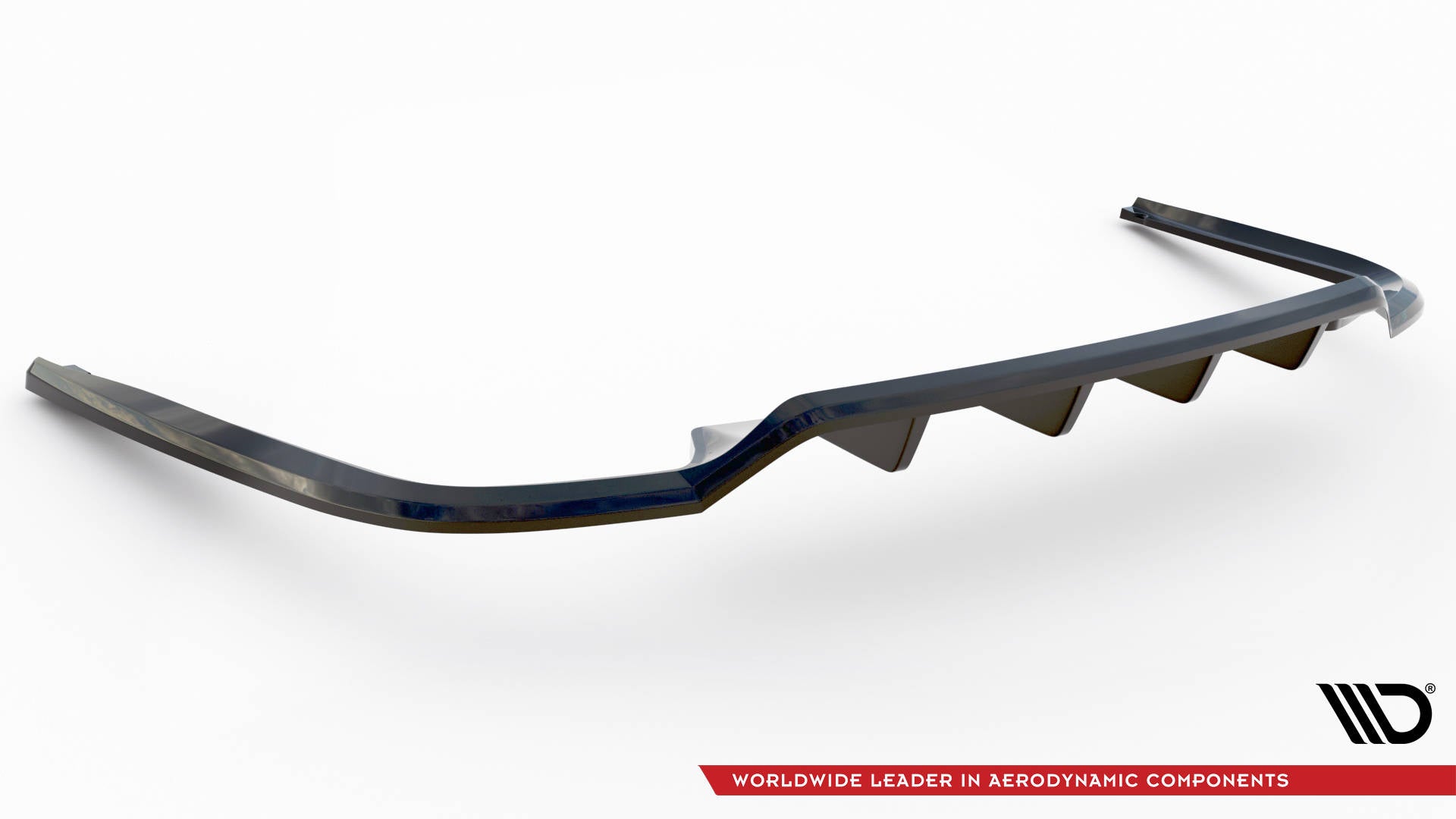 Maxton Mittlerer Diffusor Heck Ansatz DTM Look für Audi A8 S-Line D5 schwarz Hochglanz