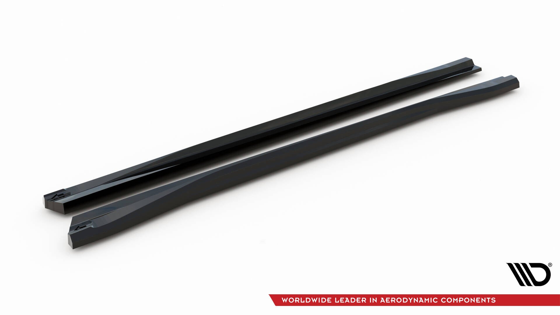 Maxton Seitenschweller Ansatz für Audi Q3 Sportback F3 schwarz Hochglanz