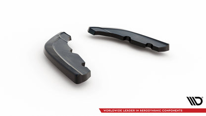 Maxton Heck Ansatz Flaps Diffusor V.7 für BMW 1er M-Paket / M135i F40 schwarz Hochglanz