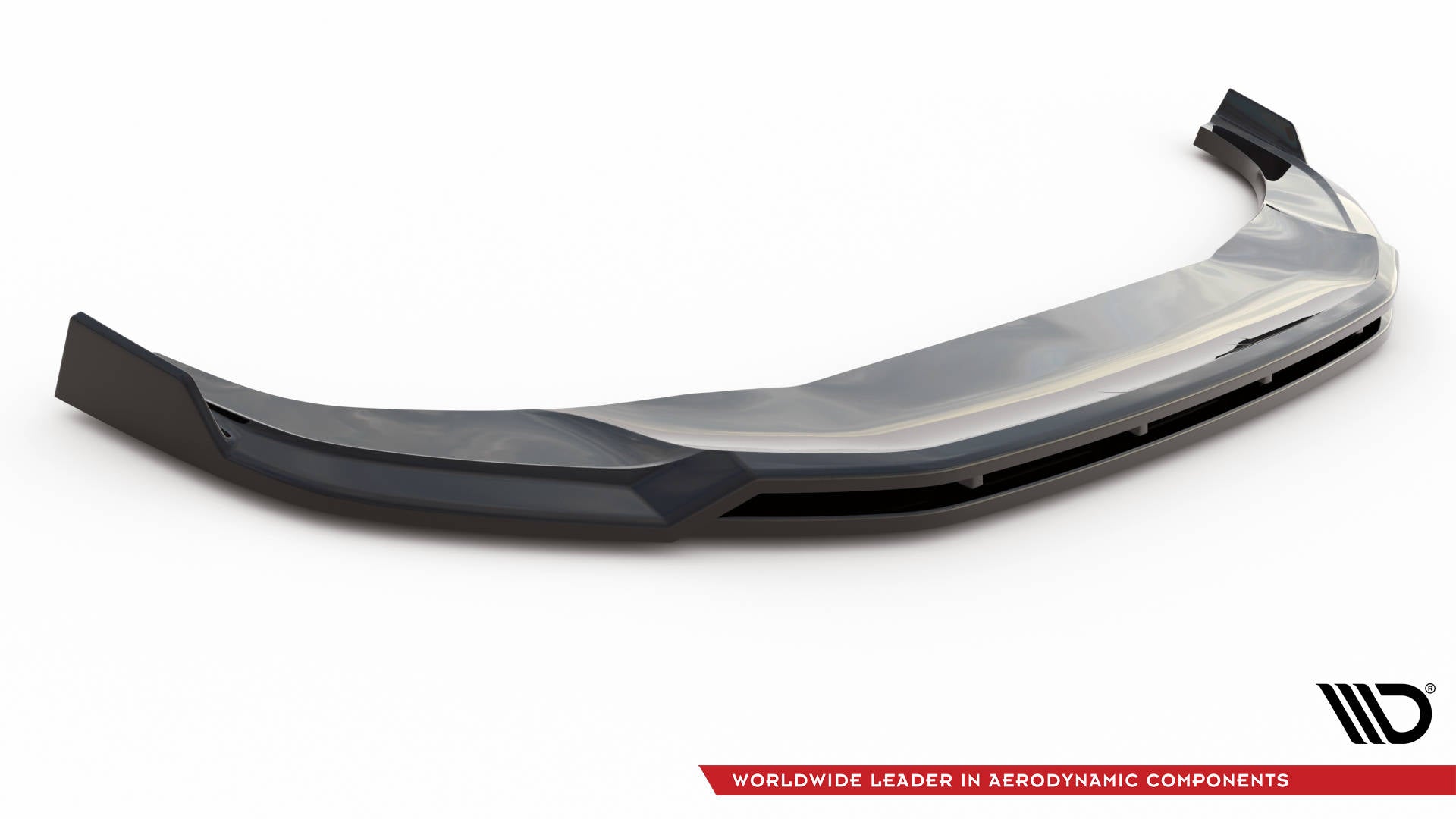 Maxton Front Ansatz V.2 für Audi Q3 S-Line F3 schwarz Hochglanz