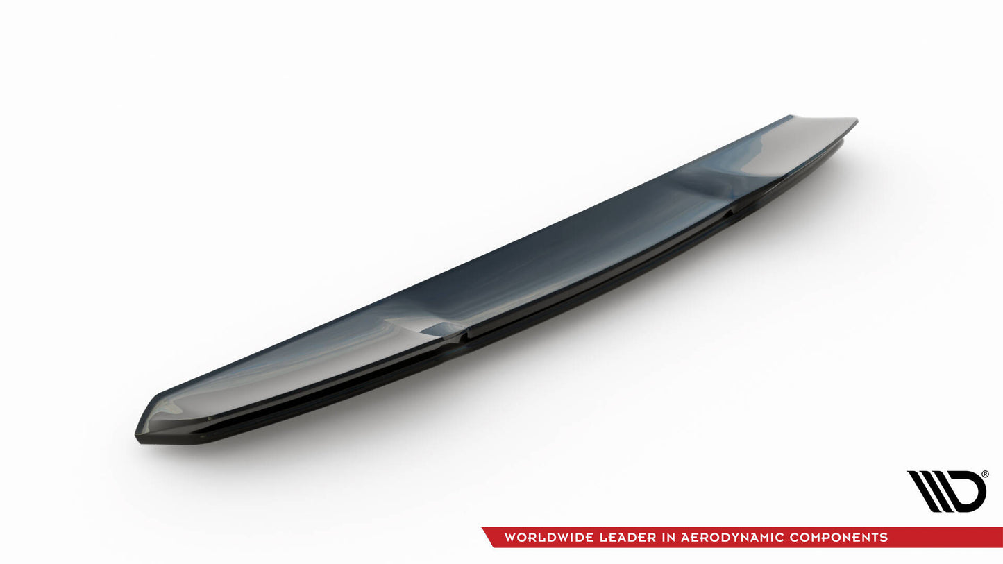 Maxton Höher Spoiler CAP für 3D Audi RSQ8 Mk1 schwarz Hochglanz