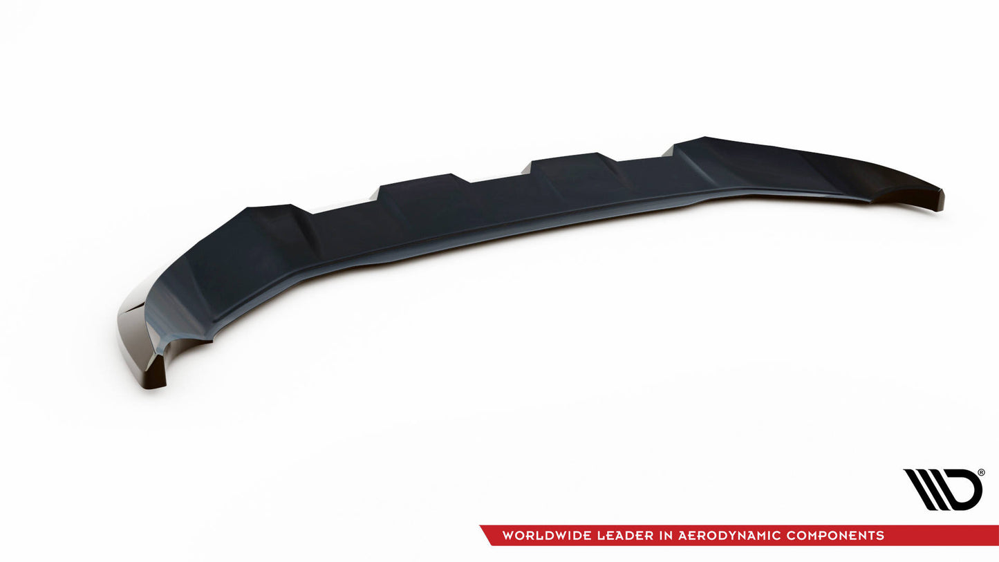 Maxton Front Ansatz V.1 für Audi Q4 e-tron Sportback Mk1 schwarz Hochglanz