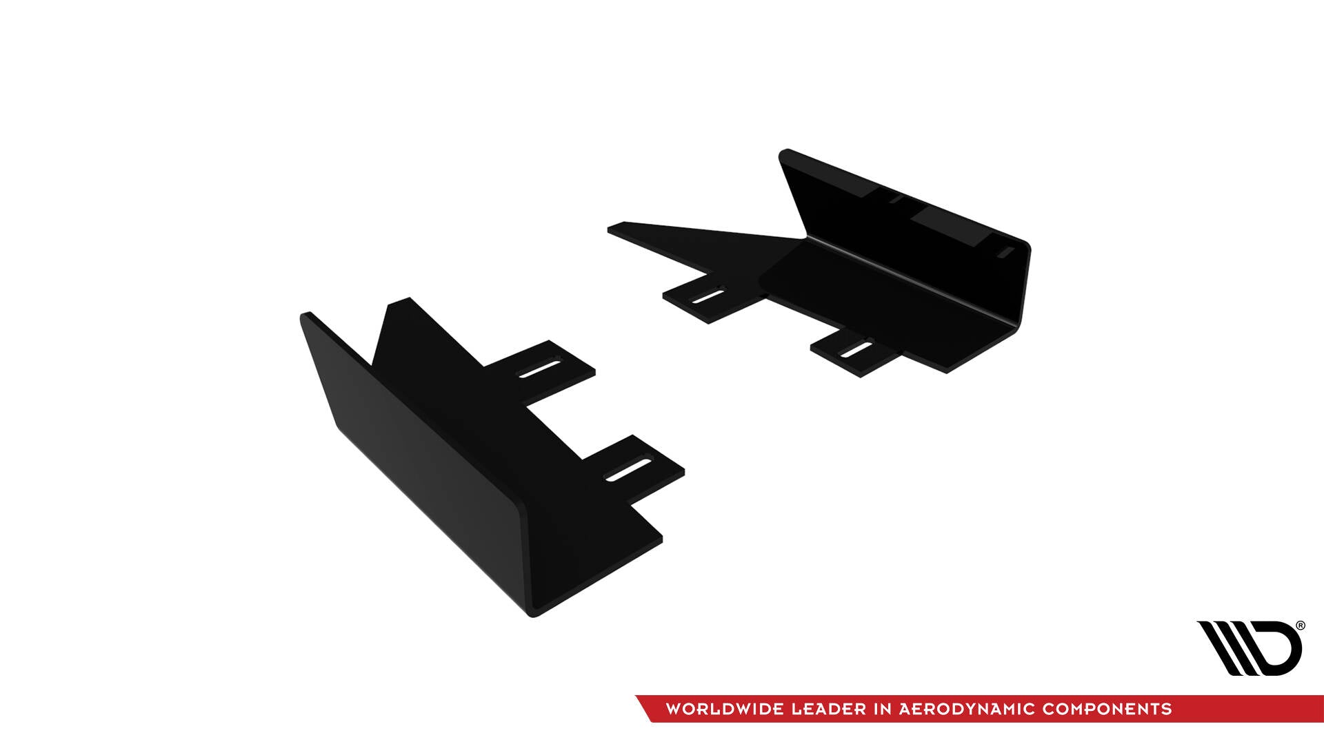 Maxton Hintere Seiten Flaps für Audi S5 / A5 S-Line Coupe / Cabriolet 8T schwarz Hochglanz