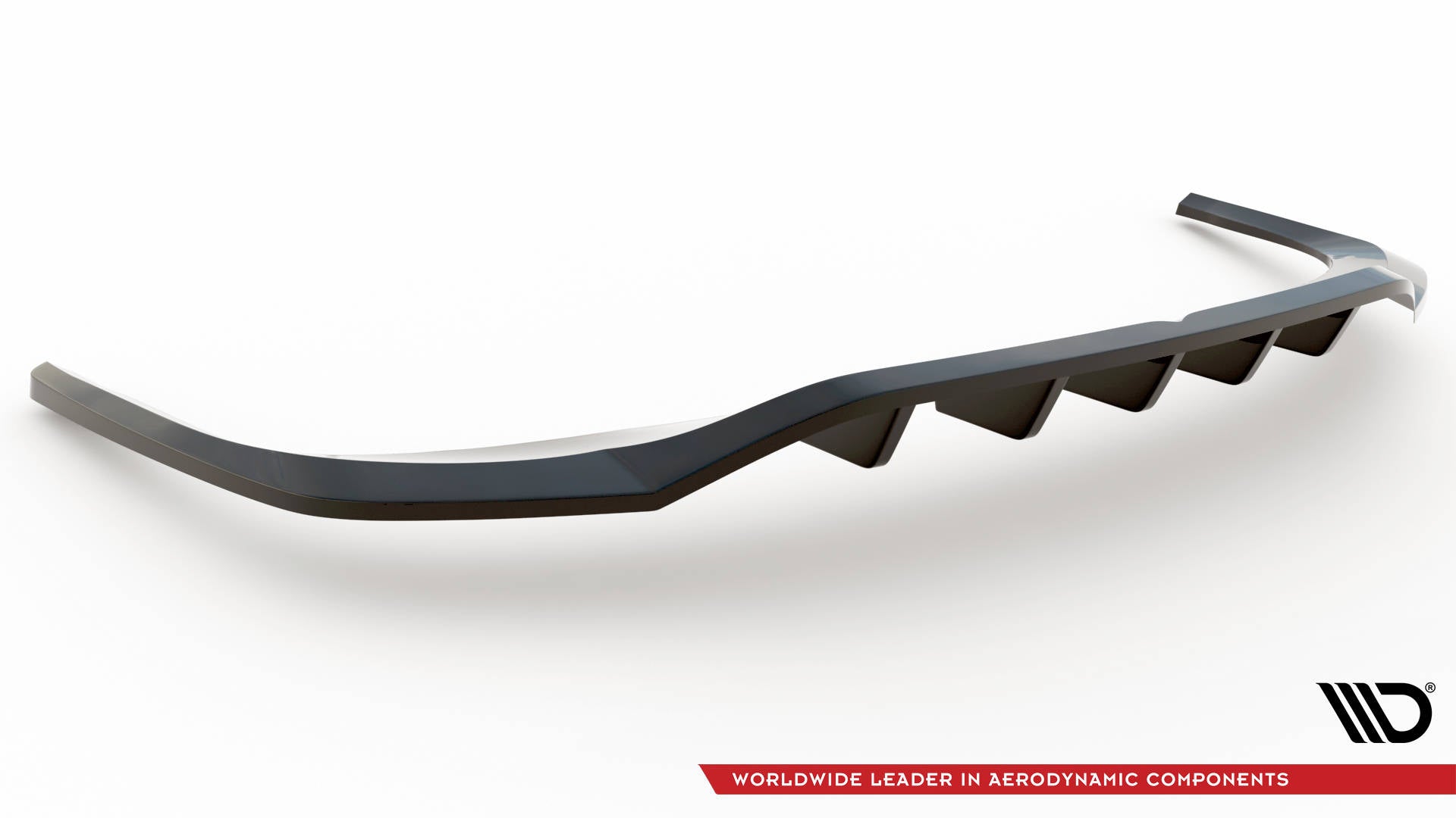 Maxton Mittlerer Diffusor Heck Ansatz DTM Look für Bentley Continental GT Mk3 schwarz Hochglanz