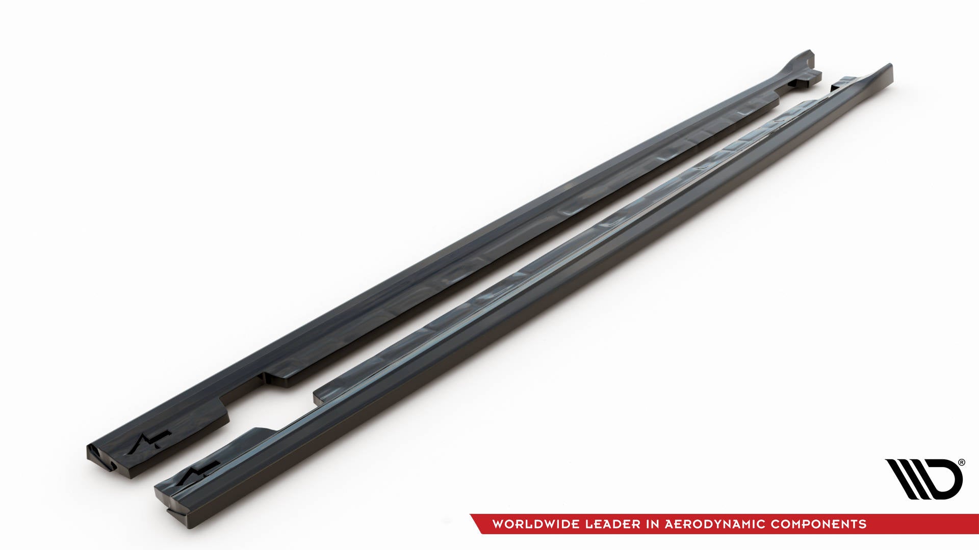 Maxton Seitenschweller Ansatz für Citroen Berlingo Mk3 schwarz Hochglanz