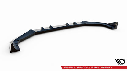 Maxton Front Ansatz V.2 für BMW X5 M F95 Facelift schwarz Hochglanz