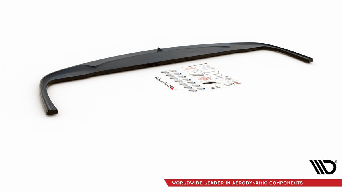 Maxton Front Ansatz für Seite + Front Ansatz für  BMW M5  / 5 M-Paket E39 schwarz Hochglanz