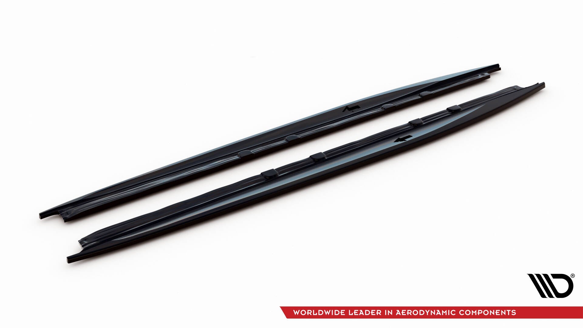 Maxton Seitenschweller Ansatz für Cupra Leon Aero Mk1 schwarz Hochglanz