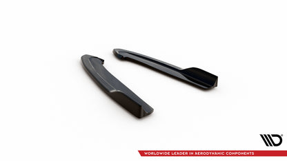 Maxton Heck Ansatz Flaps Diffusor V.6 für Ford Focus Kombi ST Mk4 schwarz Hochglanz