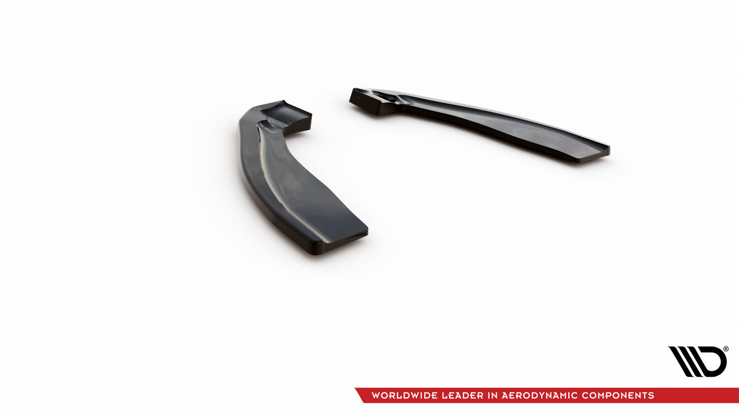 Maxton Heck Ansatz Flaps Diffusor für BMW X6 M F86 schwarz Hochglanz