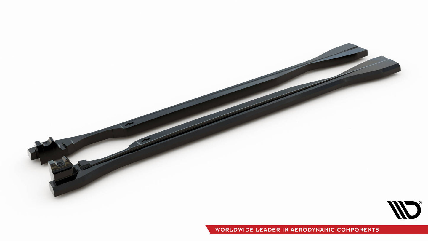Maxton Seitenschweller Ansatz für Alfa Romeo Tonale Mk1 schwarz Hochglanz