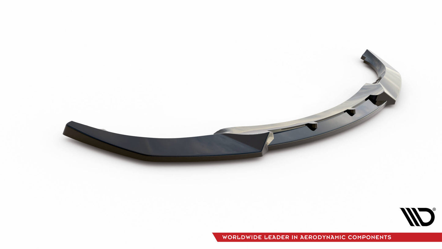 Maxton Front Ansatz V.3 für BMW 3er Coupe E46 schwarz Hochglanz
