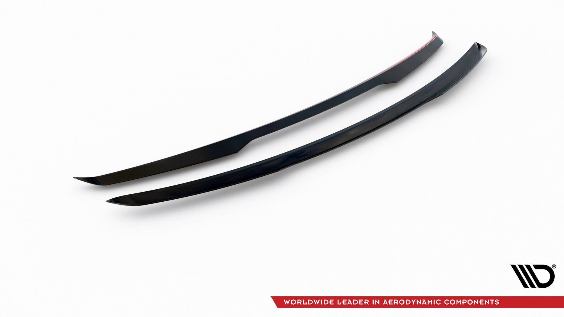 Maxton Spoiler CAP für Land Rover Range Rover Sport SVR Mk2 schwarz Hochglanz