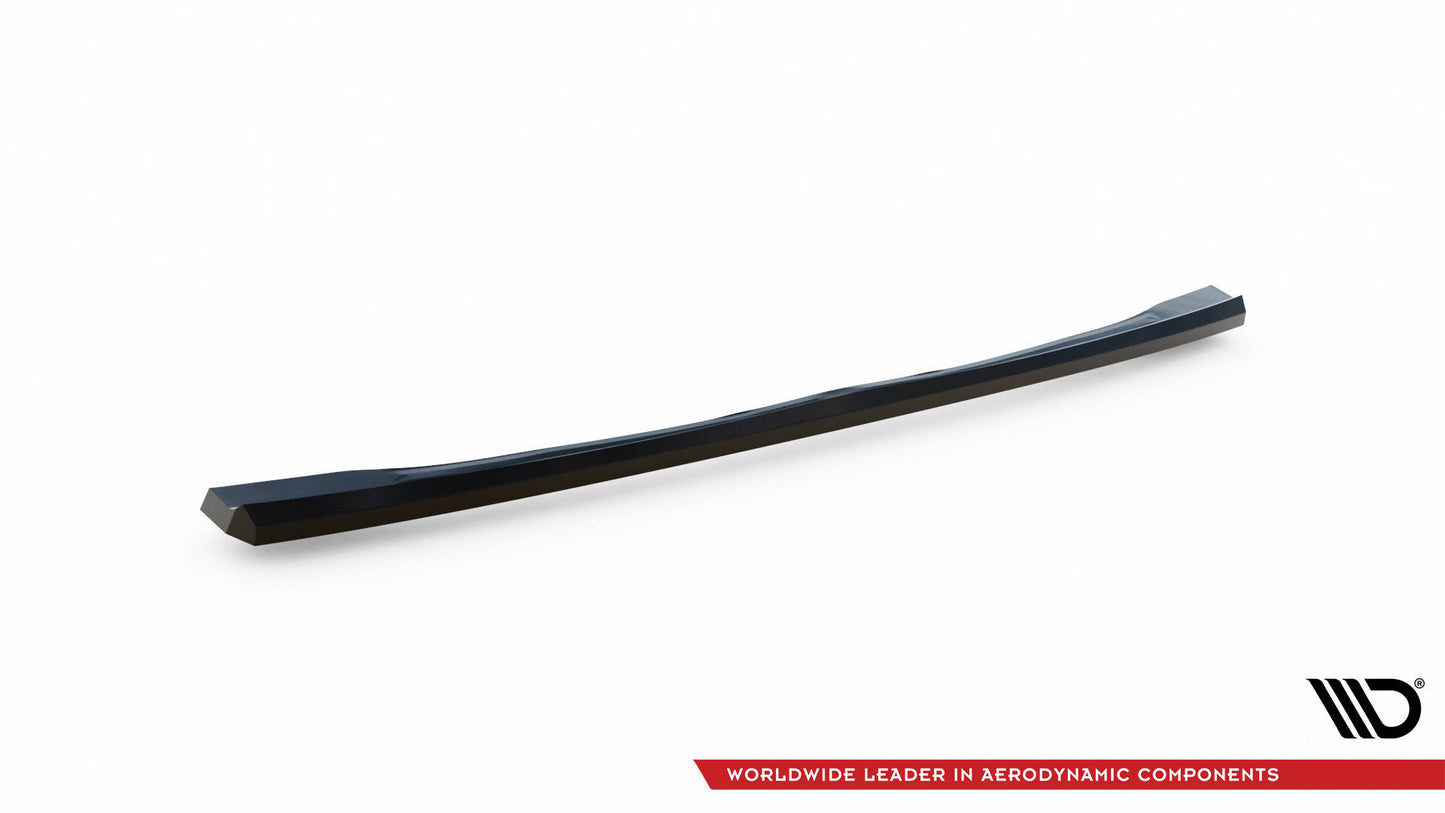 Maxton Mittlerer Diffusor Heck Ansatz für BMW 3er Limousine / Touring G20 / G21 Facelift schwarz Hochglanz