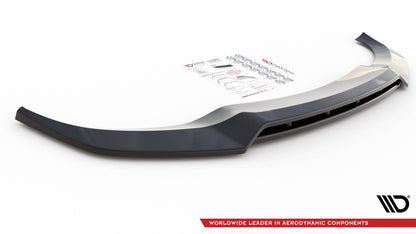 Maxton Front Ansatz V.2 für BMW X6 M-Paket G06 schwarz Hochglanz