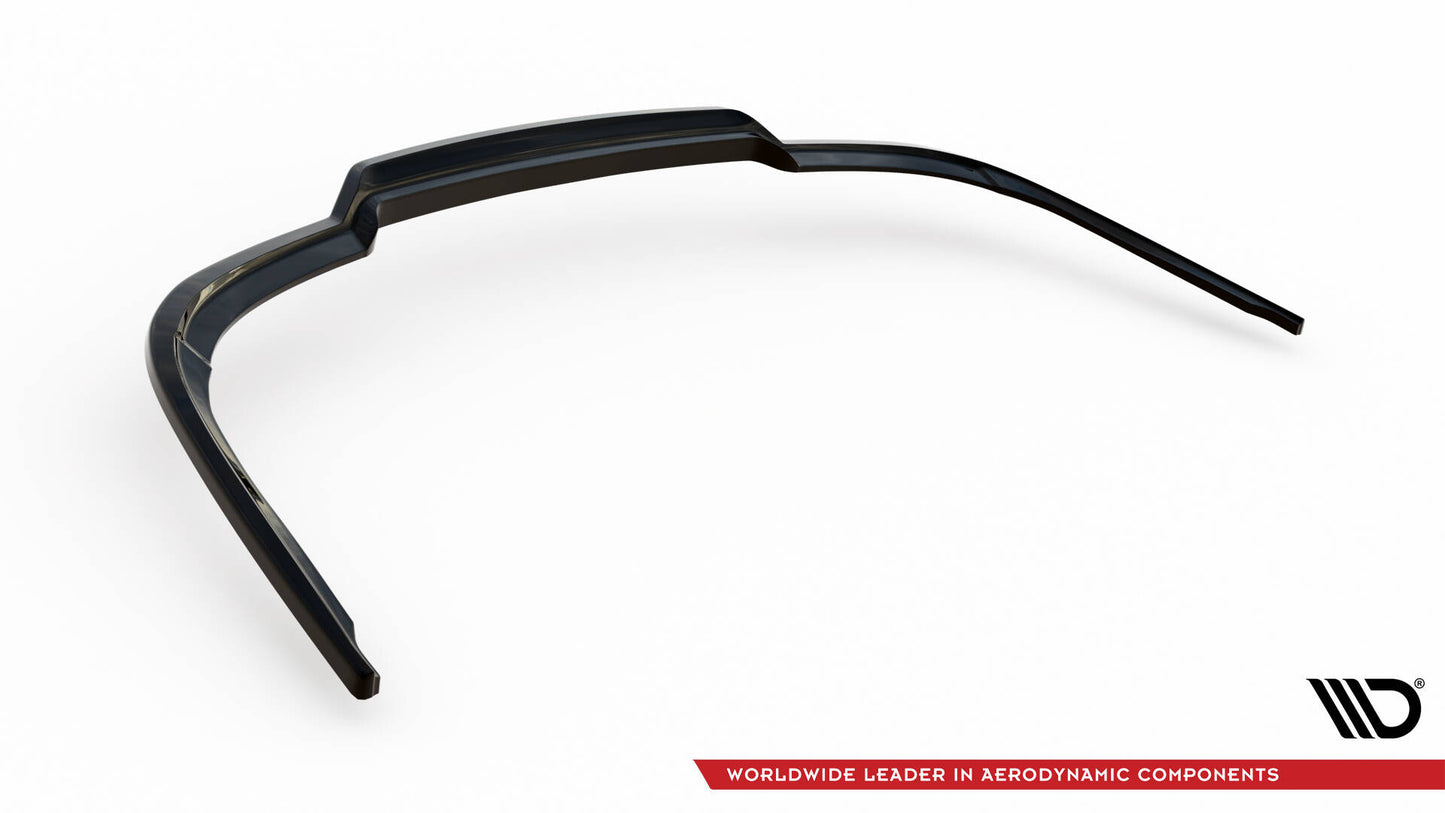 Maxton Mittlerer Diffusor Heck Ansatz DTM Look für BMW 7 F01 schwarz Hochglanz