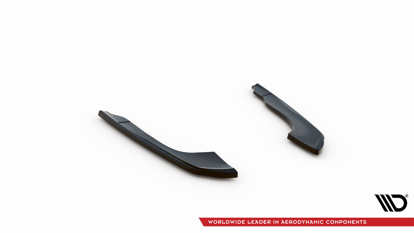 Maxton Heck Ansatz Flaps Diffusor V.2 für Kia Optima Mk4 Facelift schwarz Hochglanz
