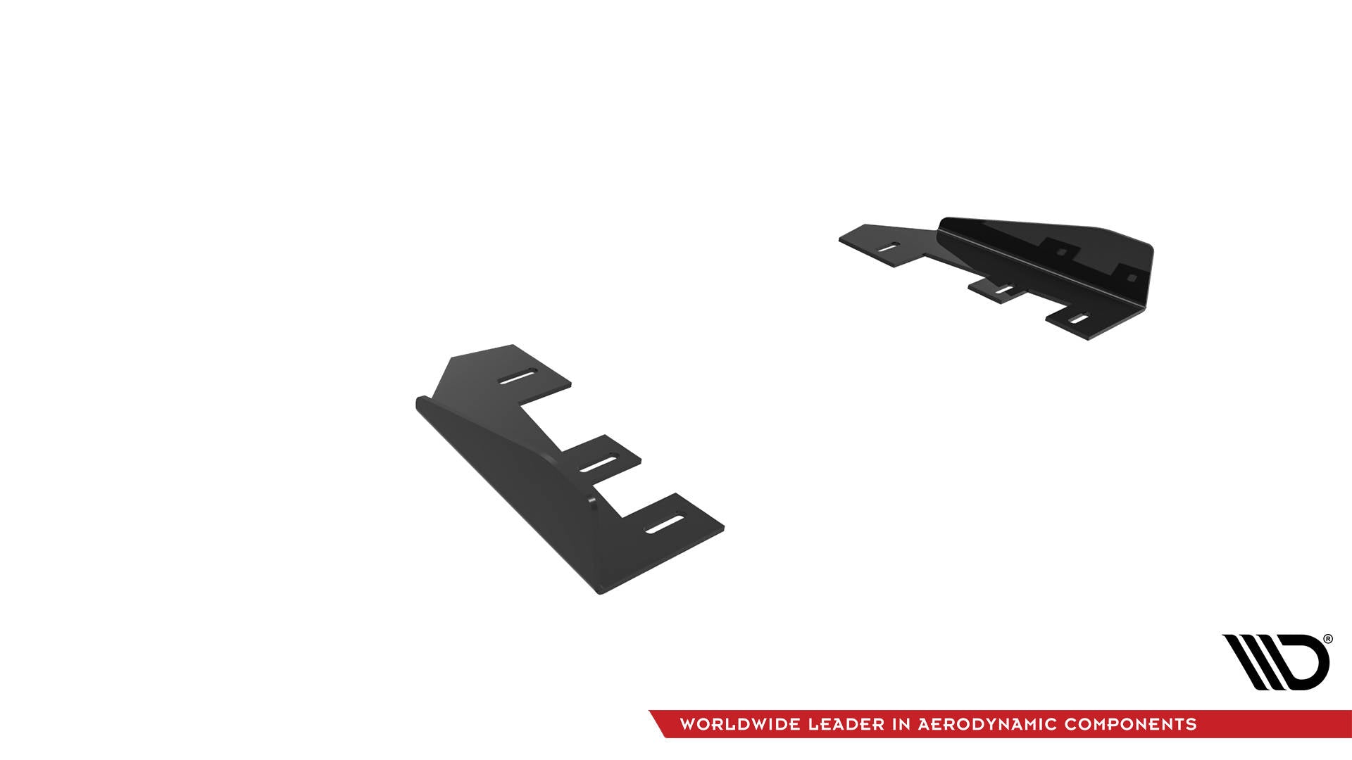Maxton Hintere Seiten Flaps für BMW 2 Coupe G42 schwarz Hochglanz