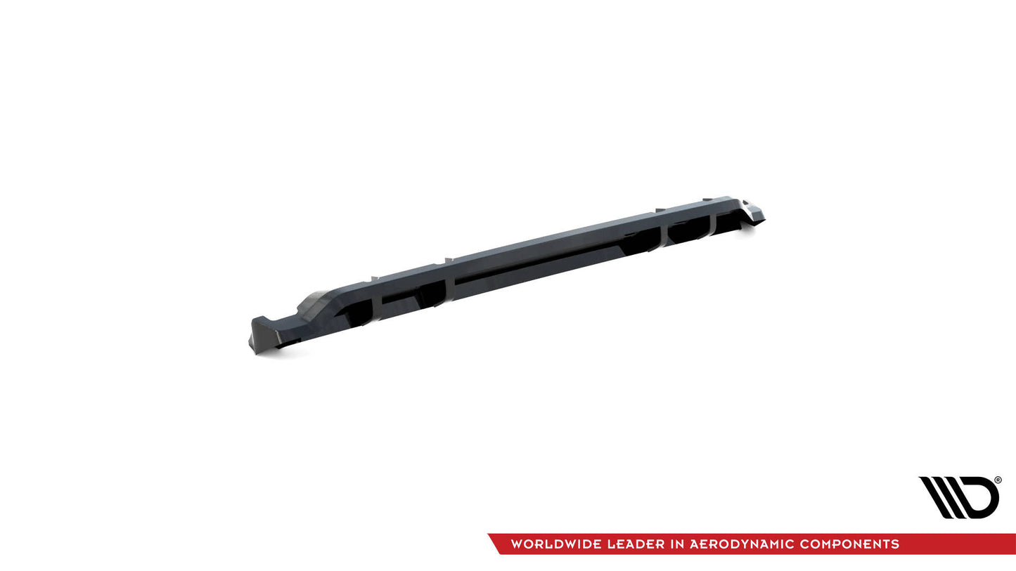 Maxton Mittlerer Diffusor Heck Ansatz DTM Look für V.1 BMW M340i G20 / G21 Facelift schwarz Hochglanz