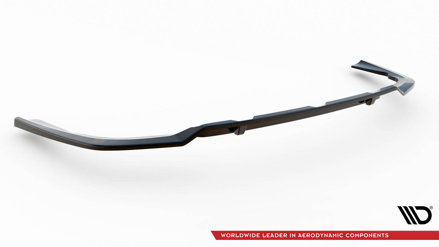 Maxton Mittlerer Diffusor Heck Ansatz DTM Look für V.3 BMW X6 M-Paket G06 schwarz Hochglanz