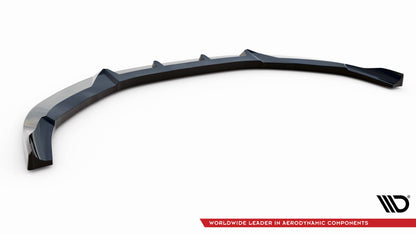 Maxton Front Ansatz V.2 für Audi S8 D4 schwarz Hochglanz