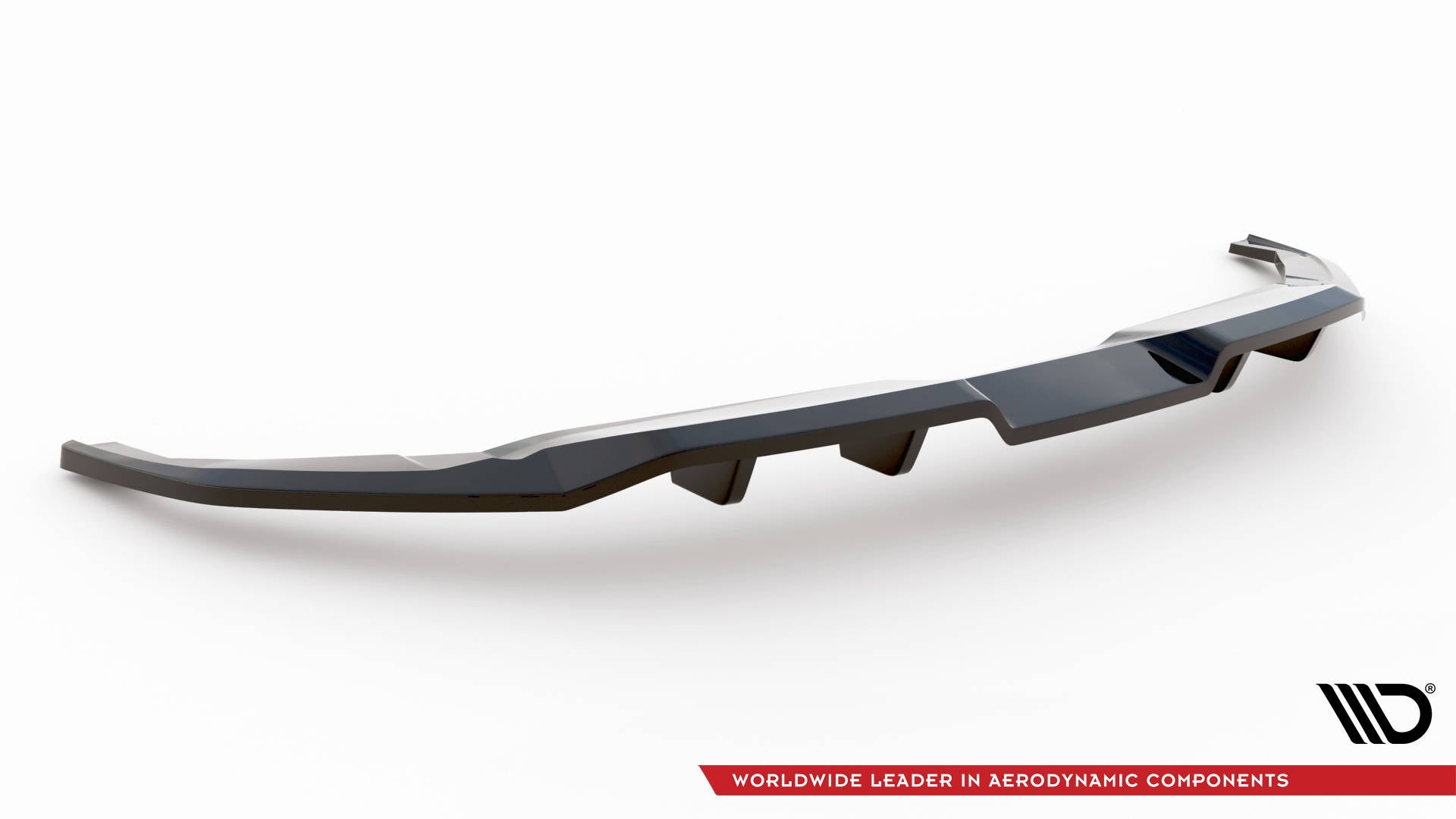 Maxton Mittlerer Diffusor Heck Ansatz DTM Look für Kia EV6 GT-Line Mk1 schwarz Hochglanz