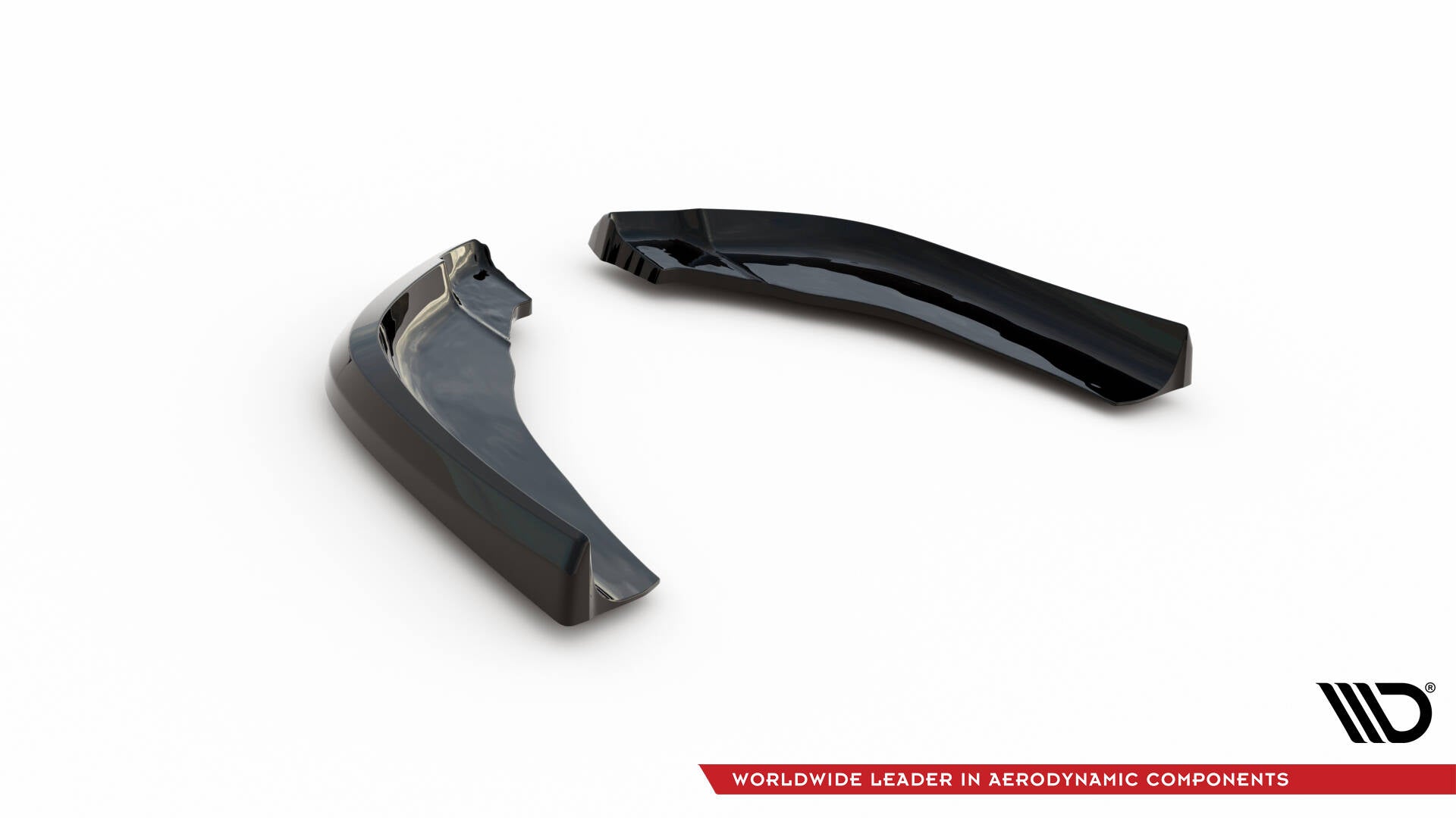 Maxton Heck Ansatz Flaps Diffusor V.1 für1 BMW 1er M-Paket / M135i F40 schwarz Hochglanz