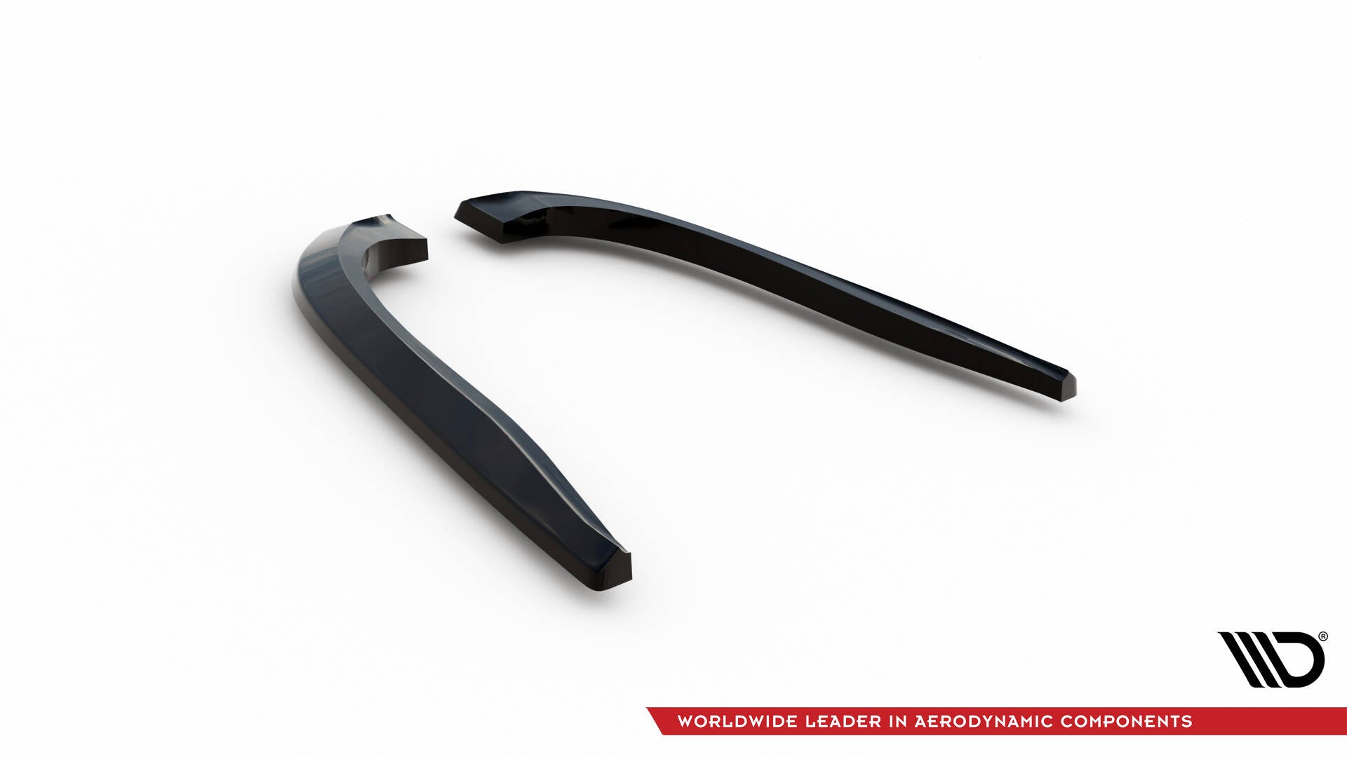Maxton Heck Ansatz Flaps Diffusor V.2 für Infiniti Q50 S Mk1 schwarz Hochglanz