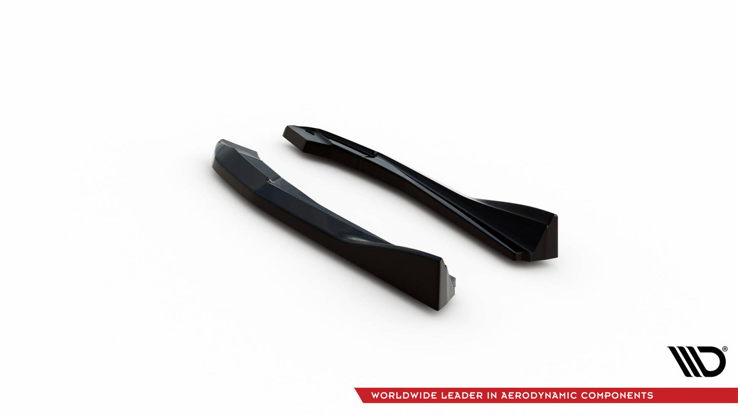 Maxton Heck Ansatz Flaps Diffusor V.2 für BMW M440i Gran Coupe G26 schwarz Hochglanz