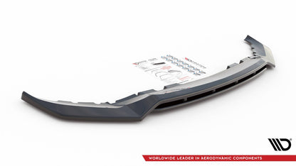 Maxton Front Ansatz V.1 für BMW X7 M G07 schwarz Hochglanz