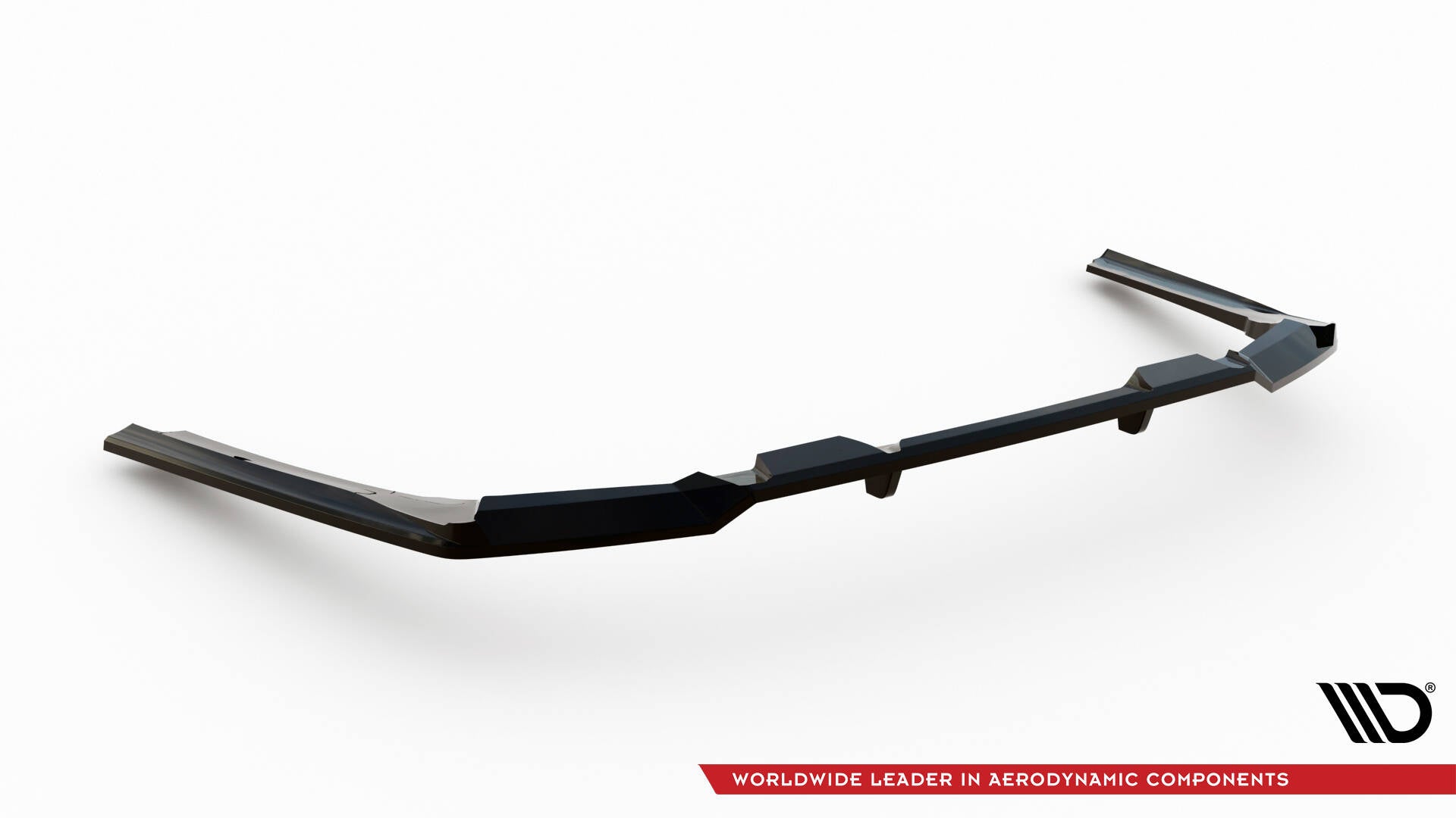 Maxton Mittlerer Diffusor Heck Ansatz DTM Look für V.1 BMW 5er M-Paket G60 schwarz Hochglanz