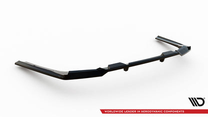 Maxton Mittlerer Diffusor Heck Ansatz DTM Look für V.1 BMW 5er M-Paket G60 schwarz Hochglanz