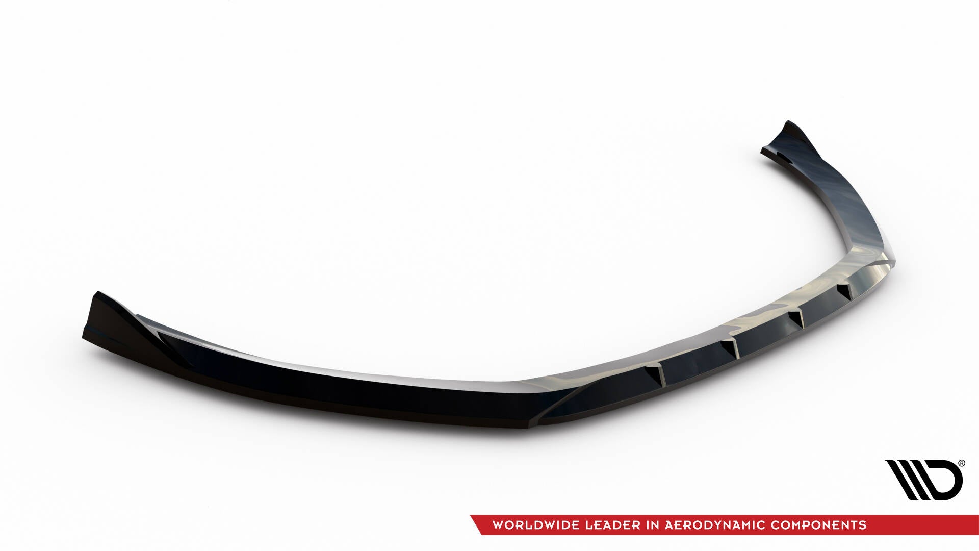 Maxton Front Ansatz V.1 für Audi A3 Limousine 8V schwarz Hochglanz