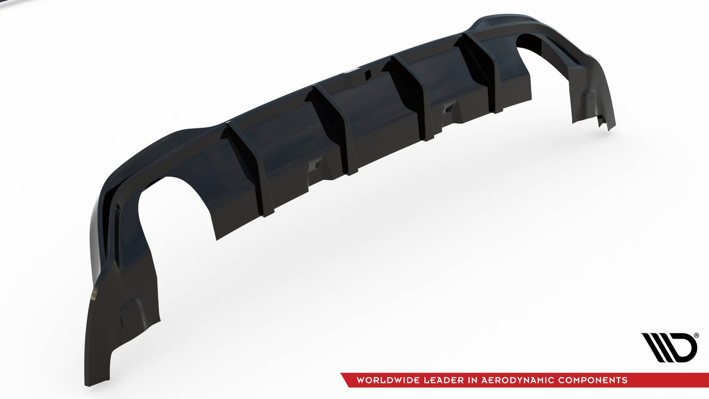 Maxton Diffusor Heck Ansatz für Volkswagen Golf 8 GTI Clubsport
