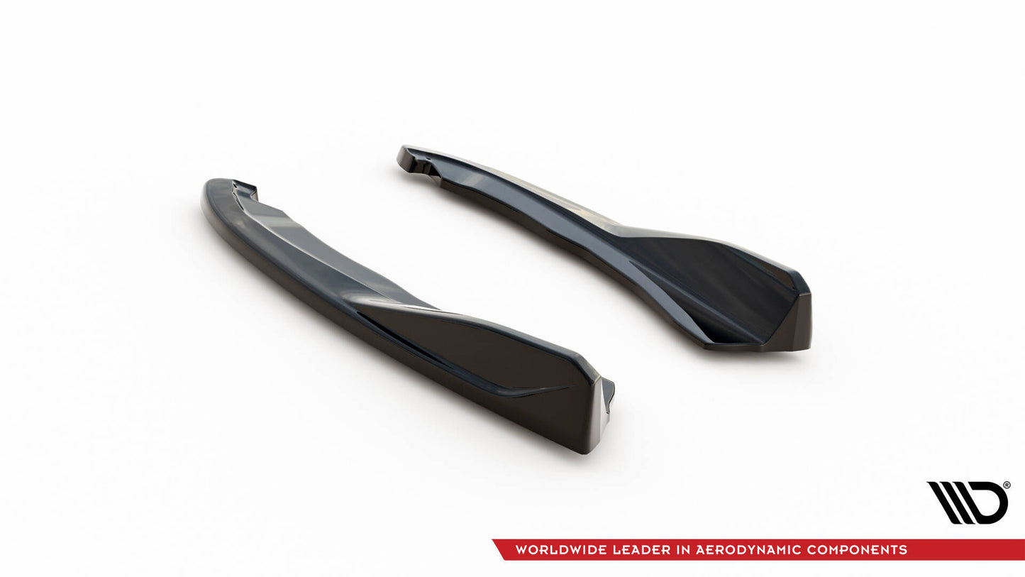 Maxton Heck Ansatz Flaps Diffusor V.2 für BMW M440I G22 schwarz Hochglanz
