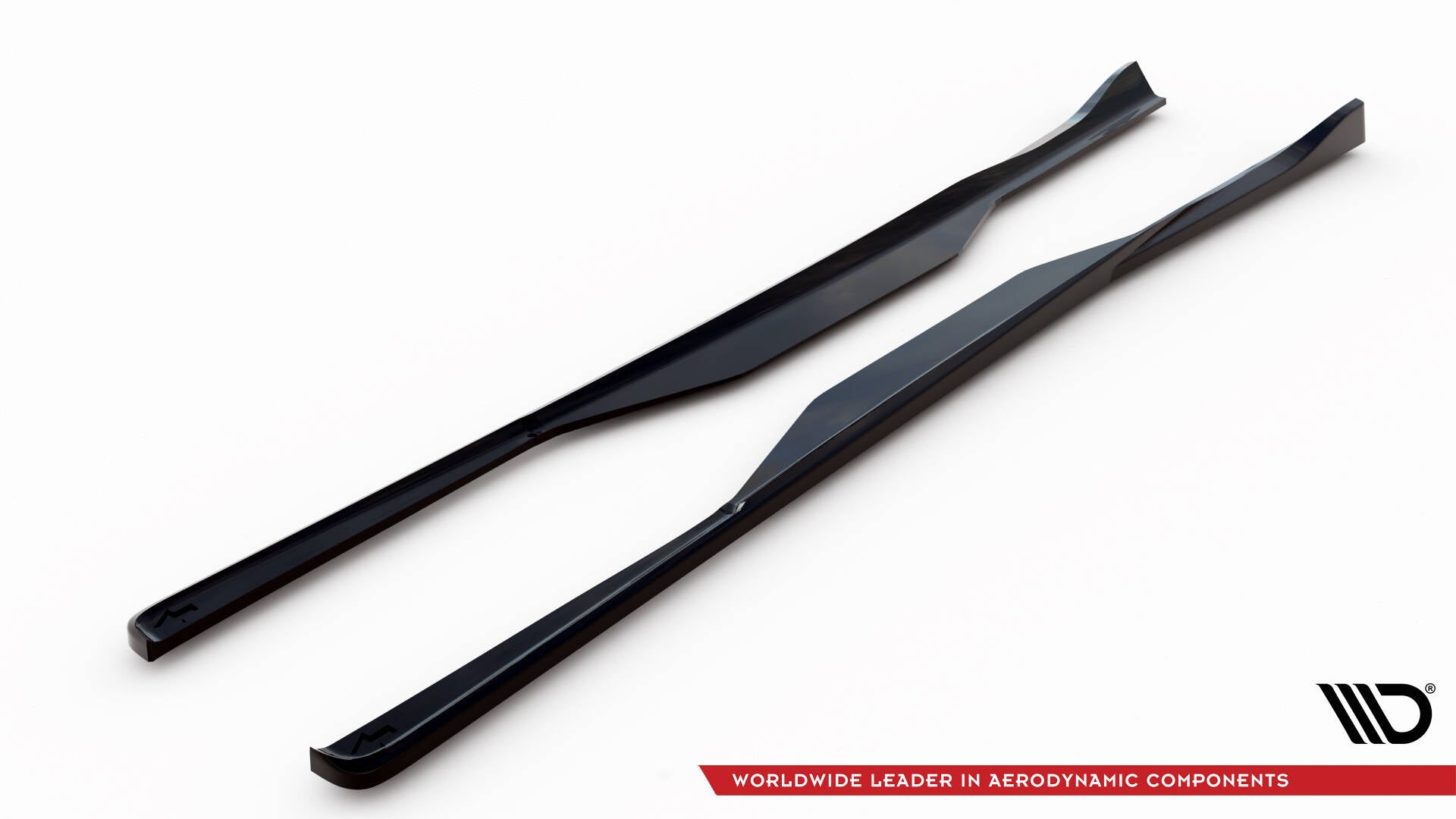 Maxton Seitenschweller Ansatz für Chevrolet Corvette C6 schwarz Hochglanz