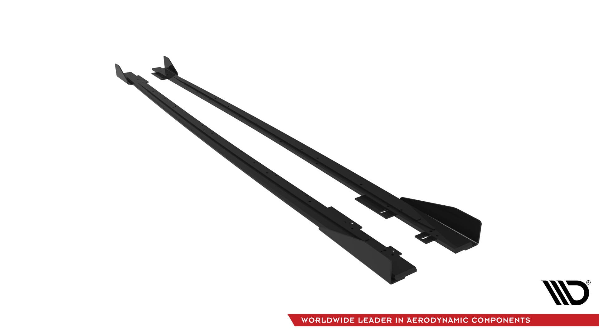 Maxton Street Pro Seitenschweller Ansatz für V.1 für + Flaps Audi RS3 Limousine 8V Facelift schwarz Hochglanz