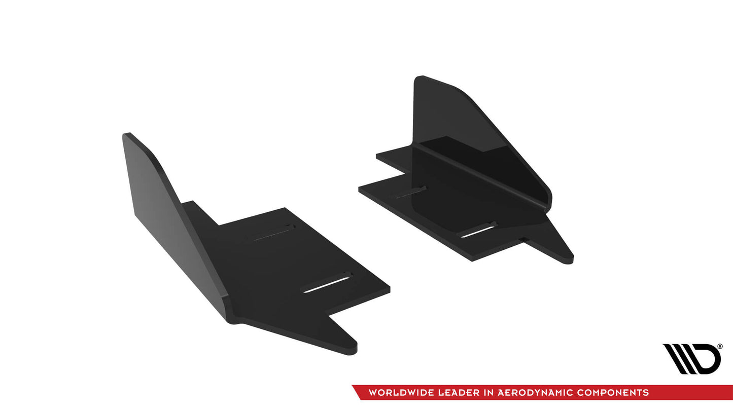 Maxton Side Flaps Audi RS3 Limousine 8V Facelift schwarz Hochglanz