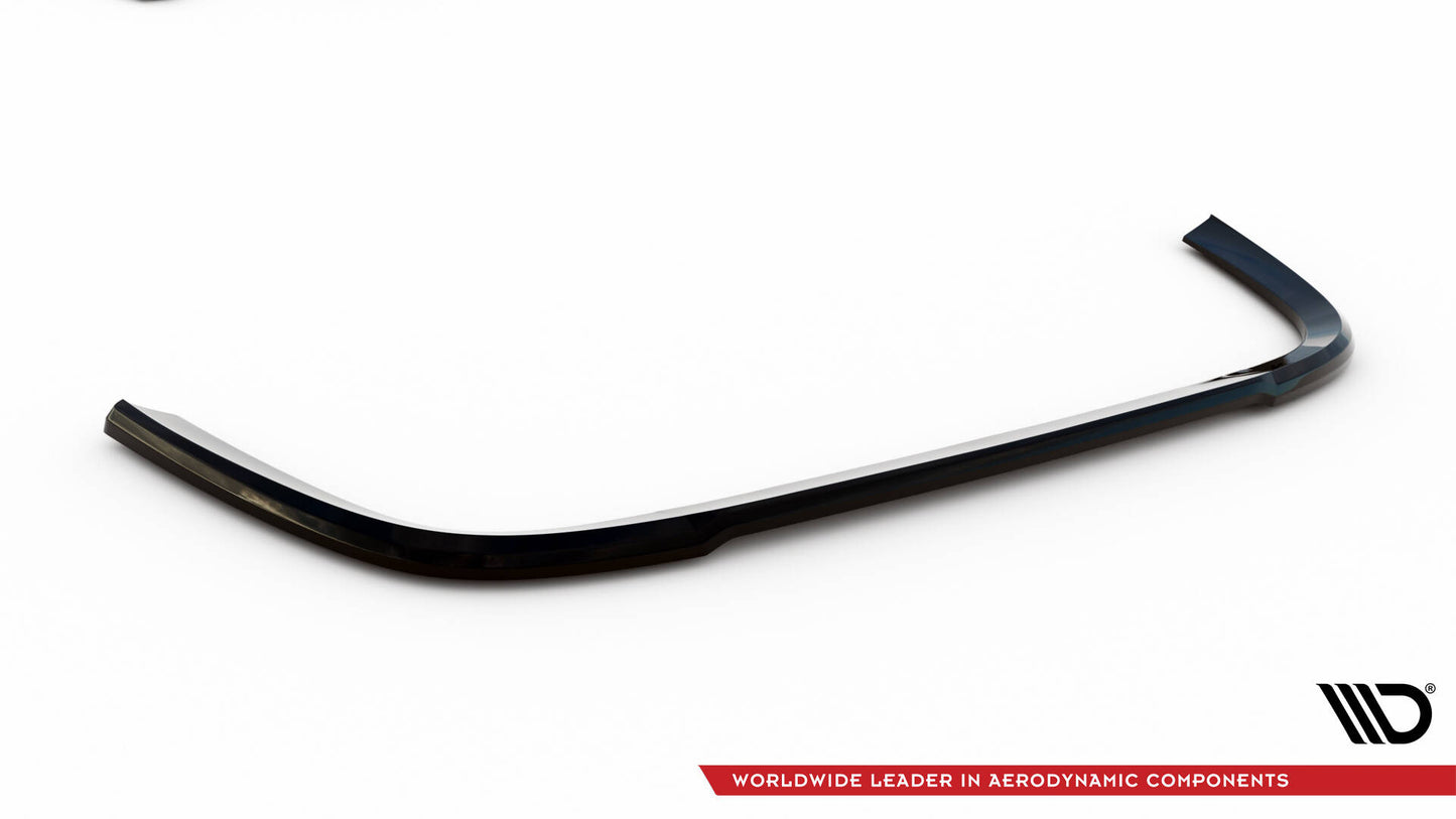 Maxton Zentrale Hinten Splitte Ford Transit Connect Mk2 Facelift schwarz Hochglanz