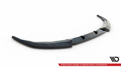 Maxton Front Ansatz V.1 für BMW 3er Sport Line G20 / G21 schwarz Hochglanz