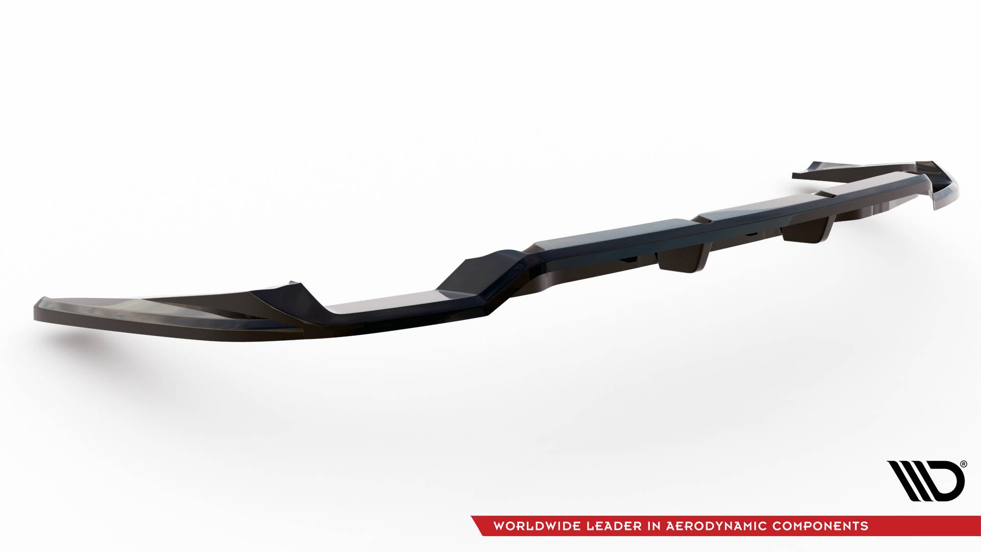 Maxton Mittlerer Diffusor Heck Ansatz DTM Look für Audi RS6 Avant C6 schwarz Hochglanz