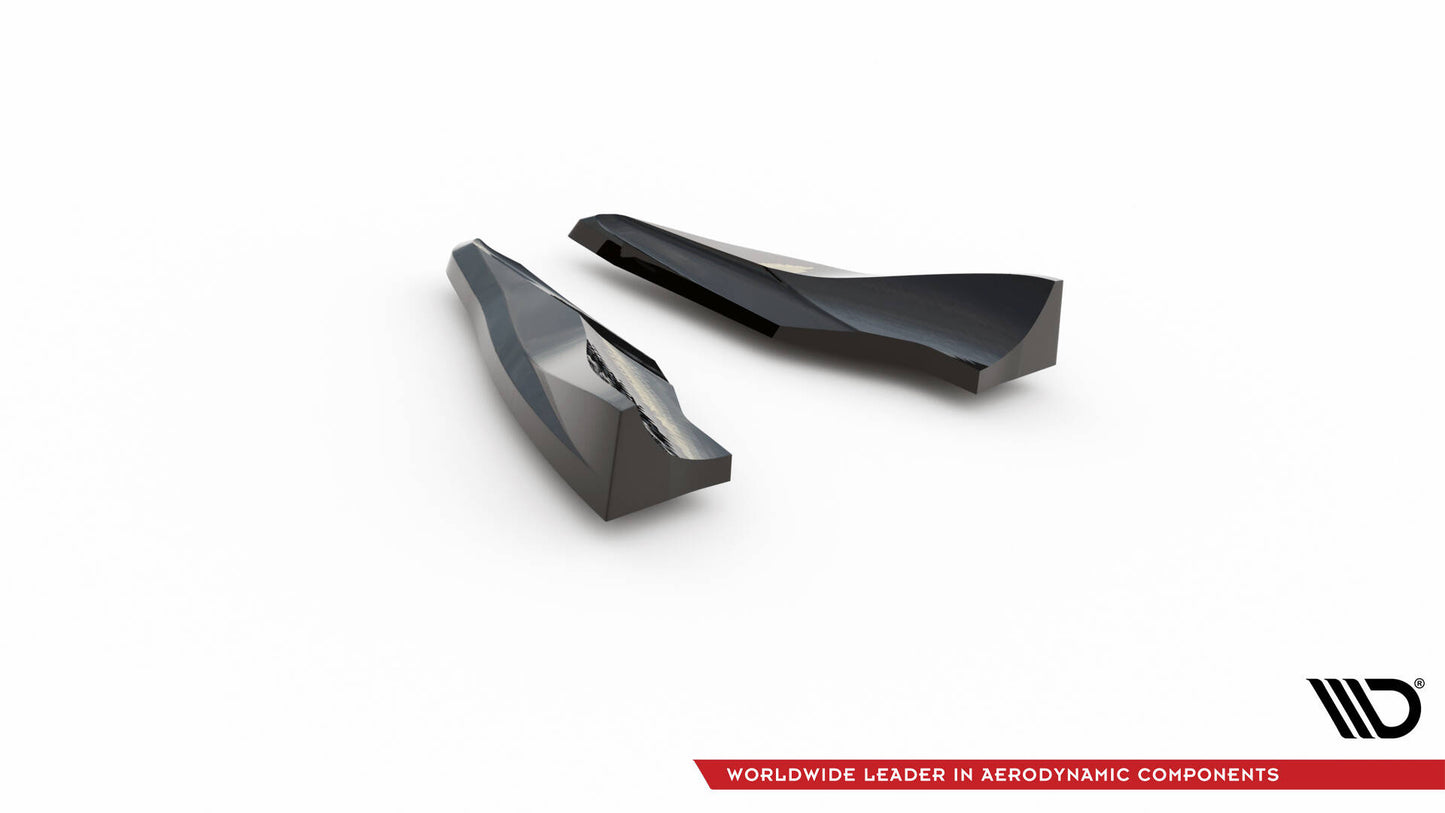Maxton Heck Ansatz Flaps Diffusor V.4 für Cupra Formentor Mk1 schwarz Hochglanz
