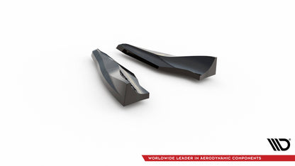 Maxton Heck Ansatz Flaps Diffusor V.4 für Cupra Formentor Mk1 schwarz Hochglanz
