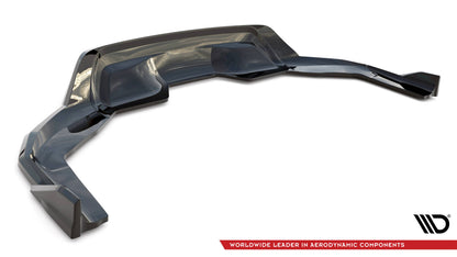 Maxton Mittlerer Diffusor Heck Ansatz DTM Look für BMW X6 M-Paket F16 Carbon Look