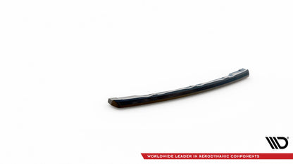 Maxton Zentrale Hinten Splitte BMW X3 G01 schwarz Hochglanz