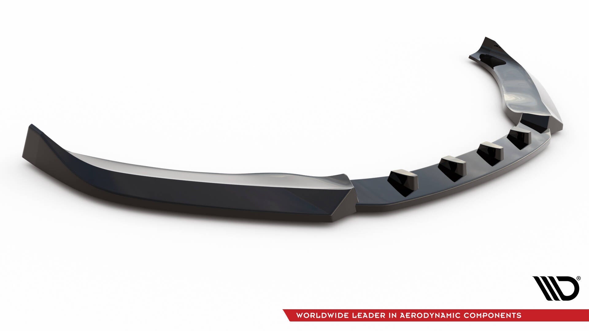 Maxton Front Ansatz V.2 für Audi TT S / S-Line 8S schwarz Hochglanz